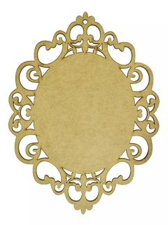 Placa Oval Provençal Princesa 12x14cm kit 10 Unidades