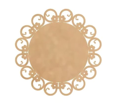 Imagem do Placa Redonda Provençal 15cm MDF 3mm Diversas