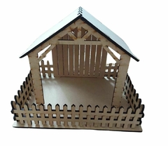 Presepio 30cm Base 30x40cm com Cerca