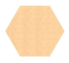 Recorte Hexagono 3cm Mini - Kit 10 Peças