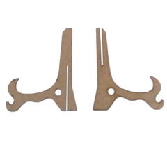 Suporte Prato MDF 17x25cm MDF 3mm - comprar online