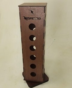 Porta Capsulas Café Torre Nespresso Base Giratória Pintado - comprar online