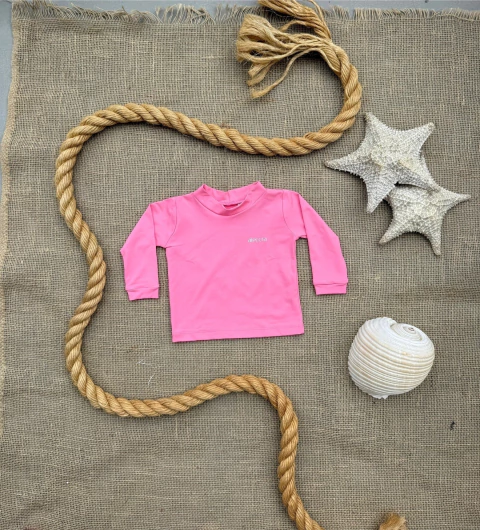 Gum Pink Children's UV Protection Blouse