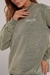 Casaco Moletom Estonado Verde - comprar online
