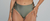 Hot Bikini Bottom with Alvorada Olive Green Cutouts - buy online