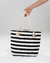 Striped Canvas Bag With Braided Rope - buy online