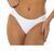 White Double String Bikini Bottom