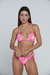 Pink and Yellow Print Crunch Bikini Top on internet