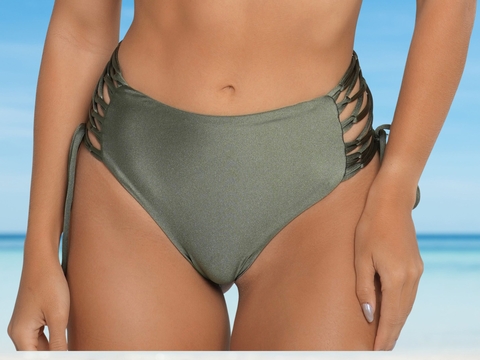 Braga de Bikini Hot con Recortes Alvorada Verde Oliva