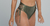 Hot Bikini Bottom with Alvorada Olive Green Cutouts