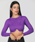 Purple Aro Cropped