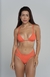 Ribbed Coral Larissa Bikini Bottom - Aleccra