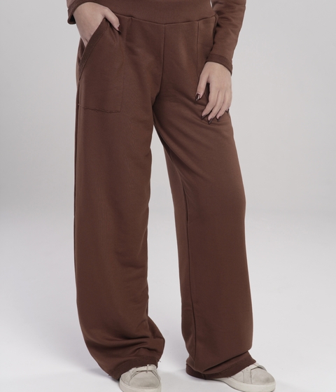 Calça Moletom Marrom