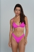 Fuchsia Triangle Bikini Top on internet