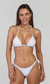 Top de Bikini Cortininha Blanco en internet