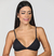 Top de Bikini de Triángulo Negro - Aleccra