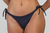 Braguita de Bikini Azul Marino con Lazos en los Lados - comprar online