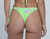 Lime Green Floral Print Crunch Bikini Bottom - buy online