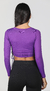 Purple Ruched Cropped - buy online