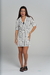 Polka Dot Print Beach Cover-Up Shirt Dress