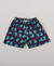 Shorts Infantil Estampa Marinho Folhas