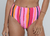 Braguitas Bikini con Estampado de Rayas Lara Pink