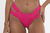 Ribbed Pink Larissa Bikini Bottom