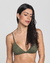 Olive Green Triangle Bikini Top