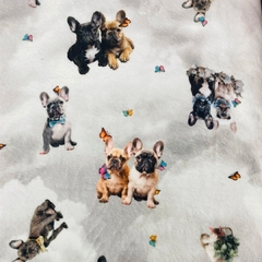 Manta Polar Soft Bulldog Francés