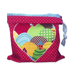Bolsita de tela Modelo Casitas