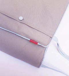 Chichonera Cuna Funcional Modelo Gris liso - comprar online