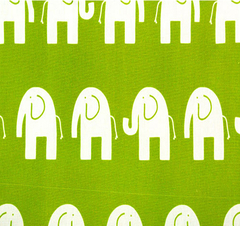 Tela catálogo Elefantes Verde