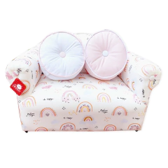 Sillón Infantil Doble Modelo Be Happy + Kit Almohadones