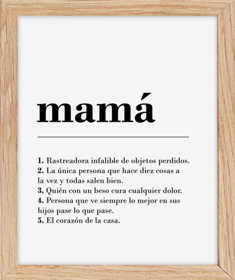 Especial Mamá - Op 3 | 20x25 marco box