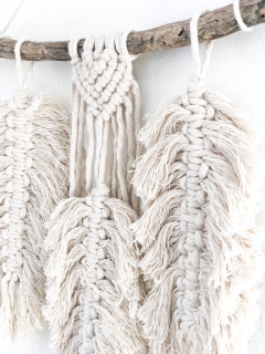 Telar Macrame Plumas - comprar online