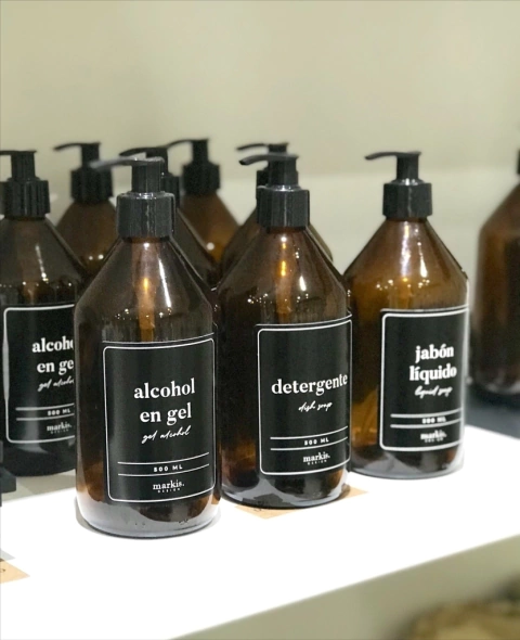 Dispenser tapa cremera - Etiqueta Negra