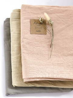 Mantel Tusor fino Rosa Viejo 1,40x2,2 mt - comprar online
