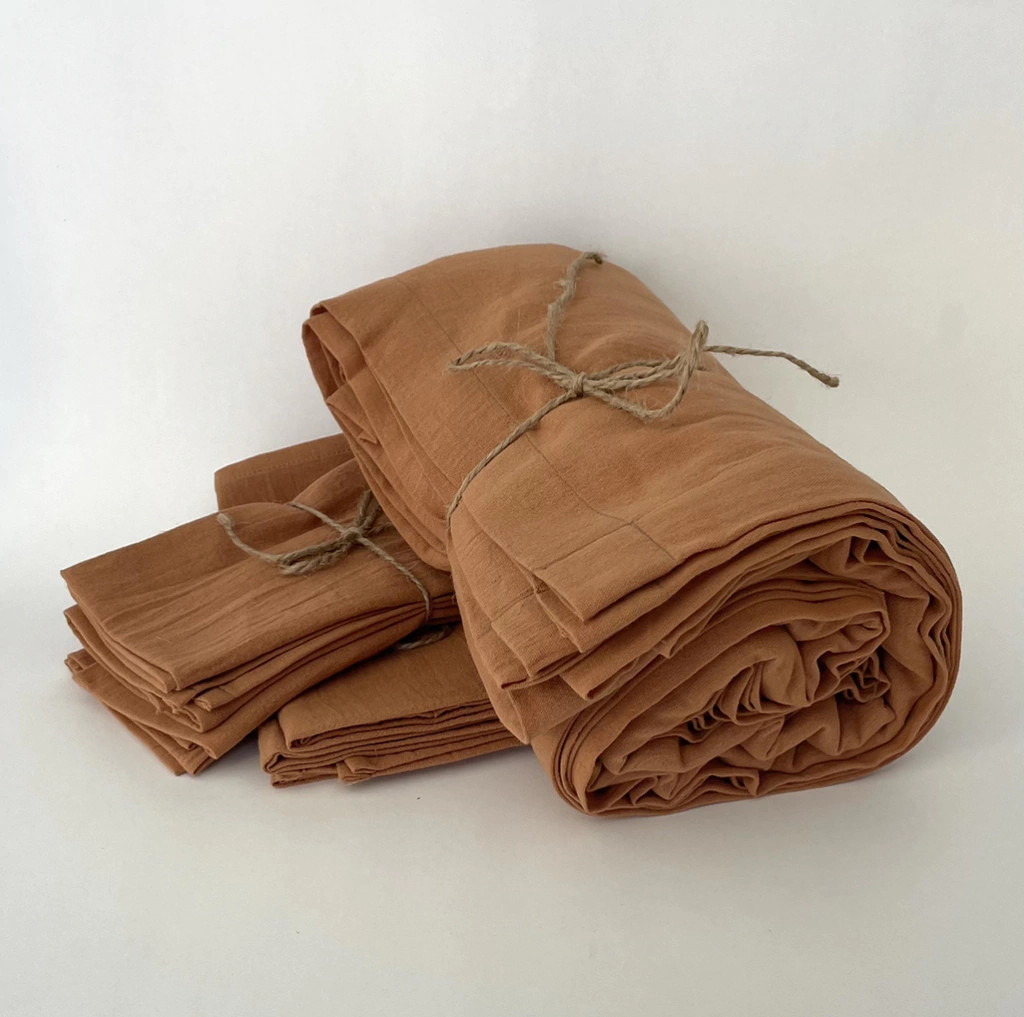 Mantel de Gasa Canela