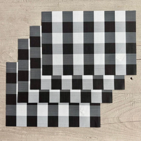 Individuales Picnic negro Pack x 4 u. - comprar online