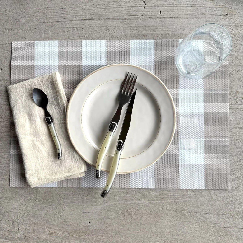 Individuales Picnic Beige Pack x 4 u.