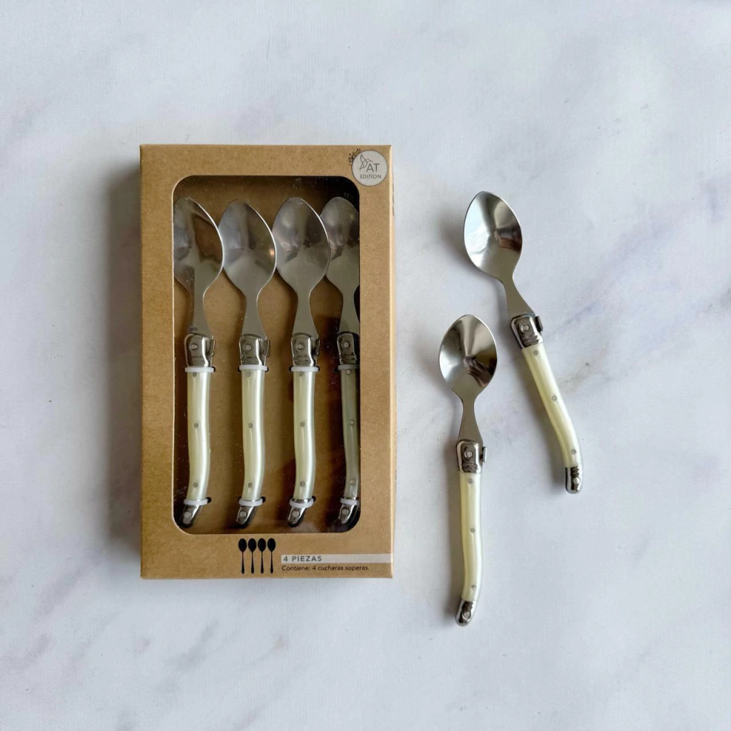 Set de Cucharitas de te x 4u - nacar