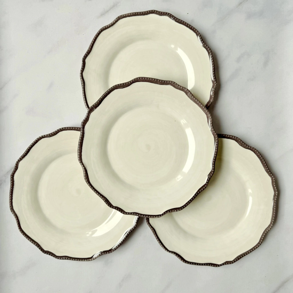 Set Platos postres JAZMIN x 4