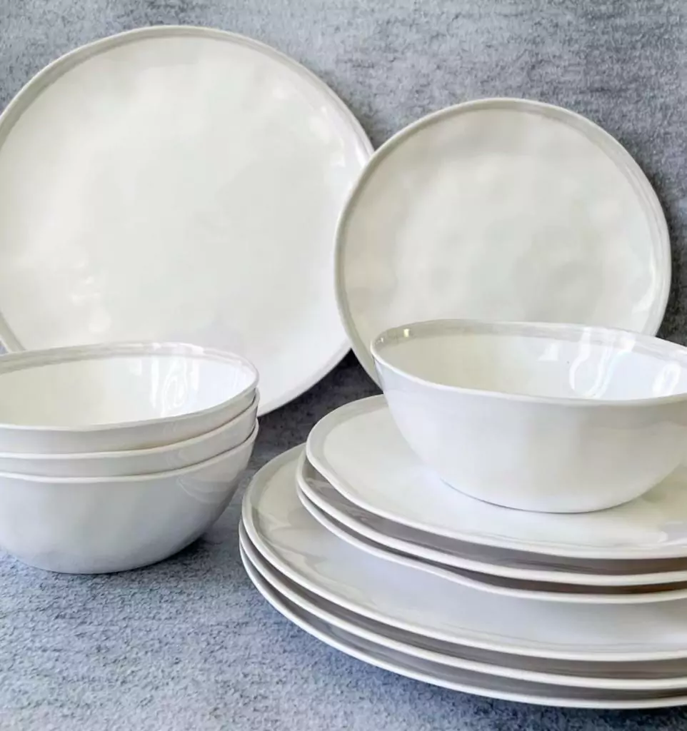 Linea Melamina Snow Beige ( 12 piezas )