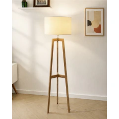 Lámpara de Pie Estilo Escandinavo - Lustre Natural