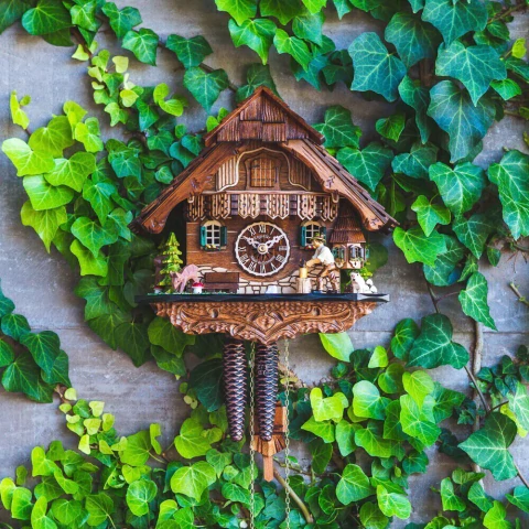 Relógio Cuco Diário Lenhador - comprar online