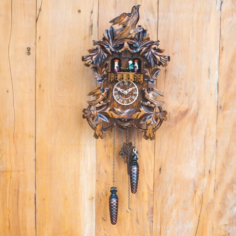 Relógio Cuco Eletrônico Pássaros e Ninho - comprar online