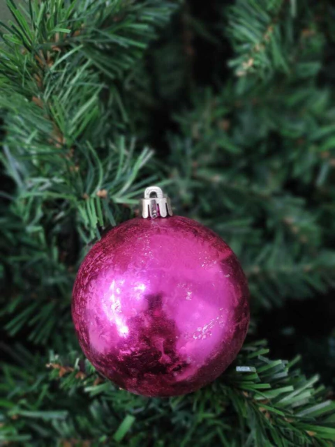 Bolas Malhada Violeta 8cm Fosca