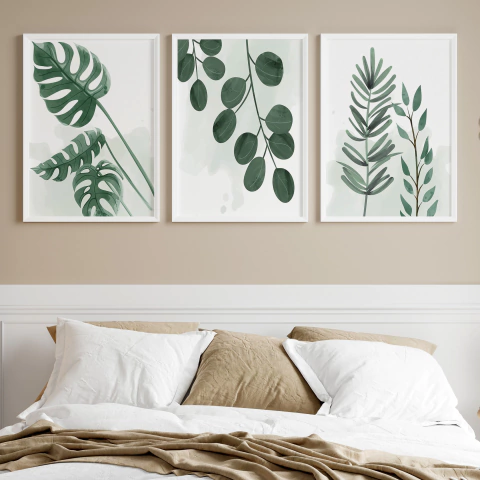 Combo x3 Cuadros Botanica (COM-130) - comprar online