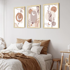 Combo x3 Cuadros Boho Chic (COM-2110) - Deco Factory