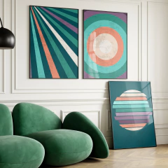 Combo x3 Cuadros Círculos Colores (COM-2122) - comprar online